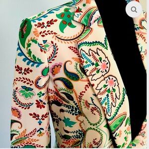 NWOT RACHEL ZOE FLORAL BLAZER, Size L